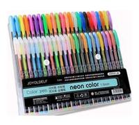 48 PCS Stylos à Gel Métallique Paillettes Néon Pastel Parfait Pour Pour peintre et écrire G