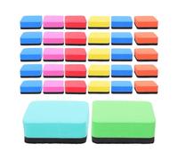 48 pièces Gomme Magnétique Carrée 5x5x1,5cm pour Tableau blanc | EVA Feutre Doux, Réutilisable Rayures, pour Salle de t Maison, Nettoyage Net