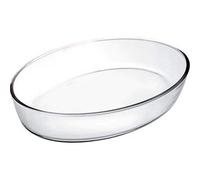 IBILI 480140 Plat Ovale, Verre, Transparent, 40 x 27 x 6 cm