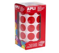 Apli 4861 1770 gommettes rouges diam 20
