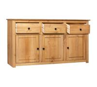 (4868)Commode - contemporain - Buffet rangement - 135x40x80 cm Pin solide Assortiment Panama ,poid:29 kg