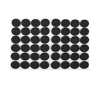 48Pcs Protecteurs de Plancher Antidérapants en Caoutchouc Épaissi Ronds pour Tapis Bureau Table Canapé Lit Protection Sol