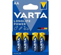 [4906] Varta Lot de 4 Piles High Energy LR6/AA (Mignon) Alcaline 1,5 V