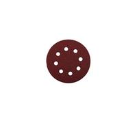 kwb Disque abrasif Ø 125 mm en corindon supérieur avec grain 120, changement sans outil, liant en résine synthétique de haute qualité et support en papier renforcé, pour bois et métal