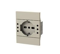 4Box - Prise encastrée P503 compatible avec Bticino® LivingNow™ sable