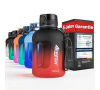 4FRESH Gourde Gallon 2300 ml 2,3 L avec Poignée, Anti-Fuite, Ouverture 1 Clic, Sans BPA en Tritan, Gourde Robuste pour Fitness, Gym et Camping, Très Grande Bouteille de Sport