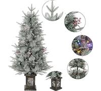 4FT Arbre de Noël artificiel, 150 lumières LED, 9 modes d'éclairage,150LED
