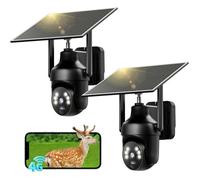 4G LTE Caméra Solaire Extérieure Sans Fil, Carte SIM, 2K 3MP, Détection Mouvement, Suivi Automatique, Audio Bidirectionnel