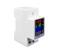 4IN1 DIN Rail AC 110V 220V 100A Tension Courant KWH Moniteur d'énergie électrique Compteur Voltmètre Ampèremètre Wattmètre