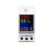 4IN1 din rail AC 110V 220V 100A Voltage Current KWH monitor meter AMP voltmeter ammeter Wattmeter ICXLPMC(AC 70-150V)