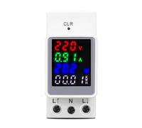 4IN1 rail DIN AC 110V 220V 100A Tension Courant KWH Compteur de surveillance d'énergie électrique VOLT AMP Voltmètre Ampèremètre Wattmètre