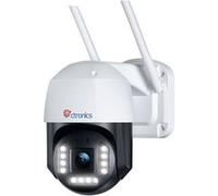 4K 8MP Caméra Surveillance WiFi Extérieure 2,4/5Ghz WiFi Ctronics PTZ Caméra IP WiFi Détection Humaine/Véhicule avec Suivi Automatique 355°Pan 90°Tilt Vision Nocturne Couleur Audio Bidirectionnel IP66