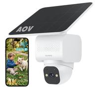 4k Camera Surveillance Exterieur Solaire sans Fil Enregistreur 24h 8MP 24/7 WiFi 6 Double Bande 5GHz & 2.4GHz Batterie