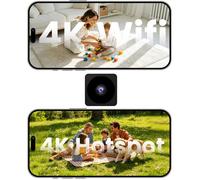 4K Mini Camera De Surveillance Sans Fil Options Wi-Fi Ou Sans Wifi Camera De Surveillance Sans Internet Avce Vision Nocturne Dét