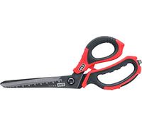 4K5 Tools Ciseaux universels 600.501A – lames en titane, ambidextres noir/rouge