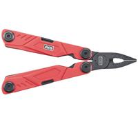 4K5 Tools MT 400 MultiTool Large 600.400A Couteau multifonction avec étui rouge, noir