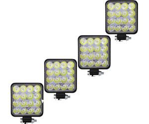 4ks Led Work Light Bar Flood Spot Lights Driving Lamp Offroad Auto Suv 48w Biele svetlo 4 ks