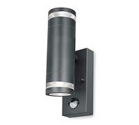 4lite Marinus Applique murale bidirectionnelle GU10 avec PIR Anthracite