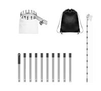 4m Cueille Fruit Telescopique Ramasse Pomme Perche INOX Cueillette | 4m Cueille Fruit Telescopique Rotation Reglable Pomme Inoxydable Cerises Prunes Pecher Figues Poires Jardin Verger