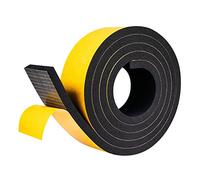4M de bande d'étanchéité autocollante en mousse, bande d'étanchéité en mousse scellée, bande de mousse, joint de porte fenêtre, joint de porte autocollant (3mm*50mm*4M, Noir-B)