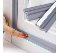 4m Gris Joint Portes de Mousse porte et Autocollante FenêTres,Joint Bande Etancheite Anti PoussièRe Collision pour Bloquer Les Fiss