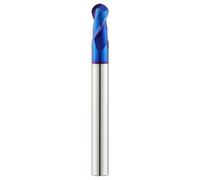 4mm 6mm 10mm tige HRC65 2 cannelures carbure boule nez fraise en acier tungstène fraise routeur peu outil de fraisage fraises en bout outils de coupe(R0.5x4dx50l-2f)