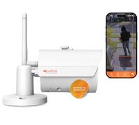4MP outdoor Caméra IP WLAN Lupus LE202, caméra de Surveillance pour l'extérieur,Enregistrement SD, Fabricant Allemand, sans Batterie, sans Fil, WLAN, Vision Nocturne, boîtier métallique, INCL PC/Mac Software 1080p
