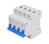 4P 40A 400V DZ47-63 Disjoncteur Miniature 4 pôles Interrupteur d'air 6KA | 50Hz Montage sur rail DIN Déclenchement en cas de surintensité Interrupteur magnétothermique automatique 4 module