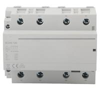 4P 4NC 100A 50/60Hz, contacteur AC pour installation sur rail DIN, faible consommation (230V AC), usage domestique