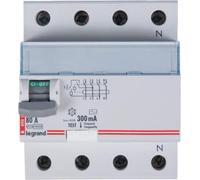 4P 80A 0,3A Disjoncteur différentiel Type AC P304 DX3 411725
