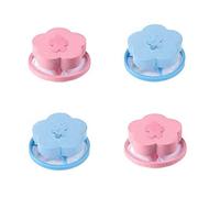 4pc Sac En Filet À Peluches Flottant - Boule Anti Poil Machine À Laver, Filtre À Cheveux Flottant Pour Machine À Laver, Pochette En Filet Pour Filtre À Cheveux, Enlever Poils D'animaux Et Peluches