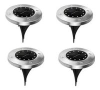 4Pc Solaire Led D'Extérieur Chemin de Lumière Spot Lampe de Jardin Jardin Pelouse Paysage Waterproof BT215 G
