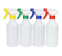 4pcs 500ml Flacon Pulvérisateur Vide à Pression Manuelle Bouteille Vaporisateur pour Fleurs de Micro Paysage et Hydratation