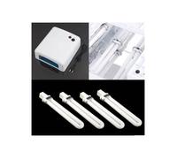 4PCS 9W Néon Tube Lampe Sèche Ongle UV Ampoule Gel Manucure Multicolore LAMPE UV DE MANUCURE