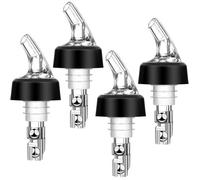 4pcs Becs Liqueur 2 oseur Alcool Dosage Bec Verseur Bec Verre Doseur Cocktail Bouchon Doseur Alcool pour Pastis ANTI-GOUTTE