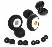 4pcs Bouchons d’oreilles pour dormir,anti bruit jusquà 45dB,Confort Sommeil | bouchons réutilisables en silicone avec 4 tailles XS/S/M/L, ronflements, voyage, travail,étude, s'adapte à l'oreille