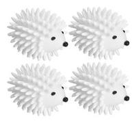 4PCS Boule Anti Poil Machine a Laver Hérisson FONGWAN Cheveux Animaux Nettoyage Outil Réutilisable - Blanc blanc G