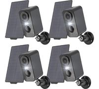 4PCS Caméra de surveillance extérieure Batterie solaire : Caméra de surveillance extérieure WLAN