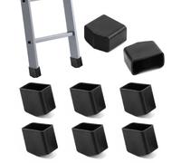 4Pcs Couvre-Pieds D'Échelle en Caoutchouc, 40x20mm Pied Echelle Couvre-Pieds D'échelle Antidérapants, Embouts de remplacement pour échelles en aluminium