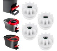 4pcs de Rechange Spin Mop Plastique Spin Mop roulement d'embrayage pignon 2 5cm Roue dentée pour O-CedarEasywring RinseClean (Blanc)