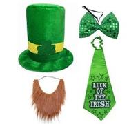 4Pcs Ensemble de cadeaux pour la Saint-Patrick FONGWAN fête irlandais fournitures décoratives-A Vert G