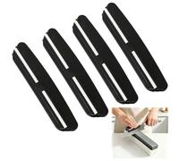 4PCS Guide d'Affûtage de Couteaux Aide au Ponçage, Guide d’Angle pour Pierre à Aiguiser, Support Manuel pour Affûtage Précis, Accessoire Cuisine pour Lames, Couteaux et Outils de Coupe