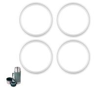 4pcs Joints de Rechange pour Bocal Alimentaire Stanley Classic 24oz, en Silicone Bague d'Étanchéité Joints d'Étanchéité Remplacement du Joint Torique du Couvercle de la Bouteille d'Eau Sans BPA