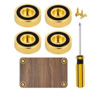 4pcs Pieds de Planche à Découper, 3cm Stabilisateurs Antidérapants avec Patins en Silicone et Jeu De Vis Adaptés à la Protection du Plan Travail