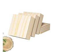 4Pcs Rehausseur de Pieds de Meuble ou lit,jambes D'armoire Bois Massif Naturel Pieds De Table Rehaussant Bloc en Bois Massif Canapé Rehausseur Meuble (100x100x25mm)