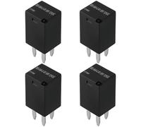 4pcs Relais Auto 4Broches 303-1AH-C-R1-U01-12VDC 12 V 20 A SPST MicroRelais pour Contrôle Industriel, Gestion Alimentation