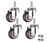 4pcs Roulettes Mini Meubles Pivotantes à Vis pour Chariot