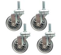 4pcs Roulettes Mini Meubles Pivotantes Auto-adhésives pour Chariot