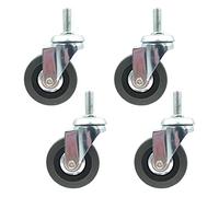 4pcs Roulettes Mini Meubles Pivotantes Auto-adhésives pour Chariot