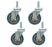4pcs Roulettes Mini Meubles Pivotantes Auto-adhésives pour Chariot